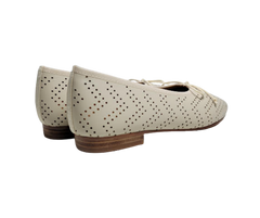 Ralph Migel Chava Ladies Beige Perforated Flats