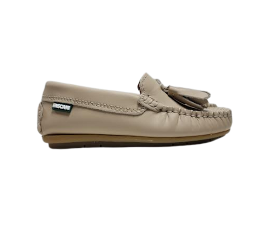 Fascani 52412 Beige Gum Loafer With Tassel