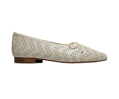 Ralph Migel Chava Ladies Beige Perforated Flats