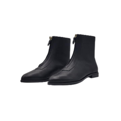 Viviamos Denver Ladies Black Leather Bootie