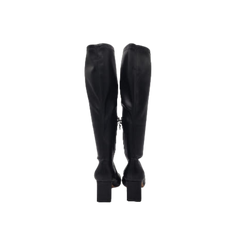 Viviamos Sutter Ladies Black Leather Boot With Heel