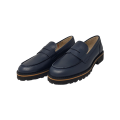 Beberlis 23373 Navy Leather Loafer