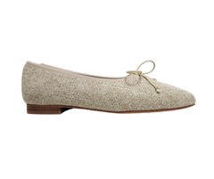 Ralph Migel Chava Ladies Beige Fabric Flats