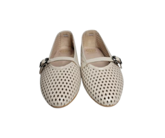 Blublonc Natalie Ladies Nude Perforated Mary Jane