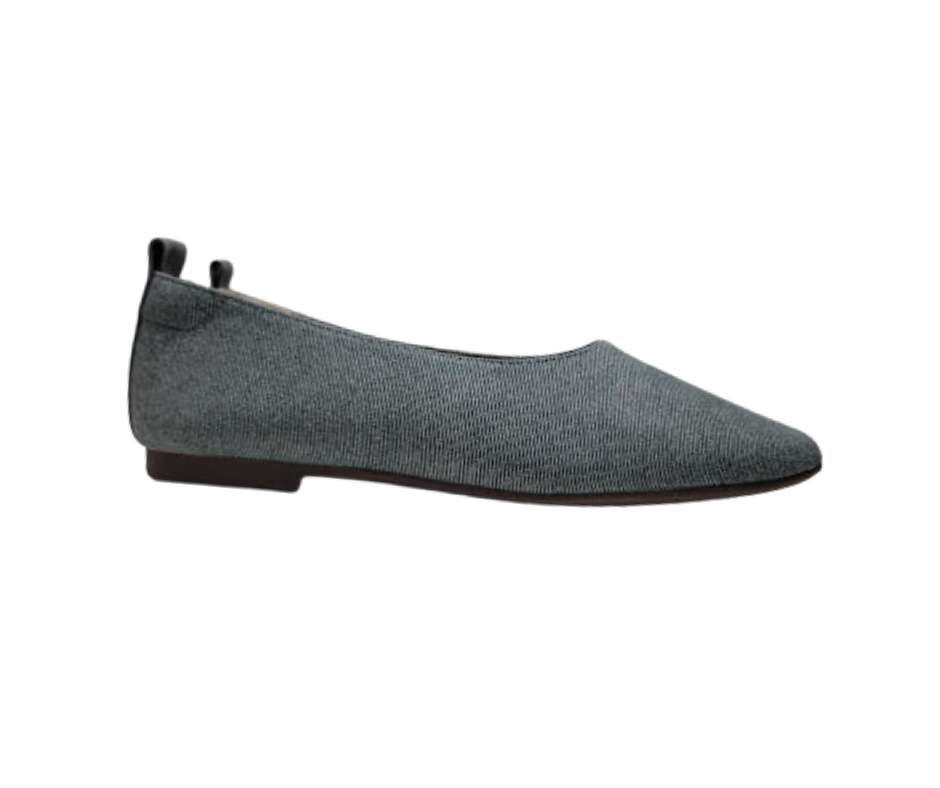 Ralph Migel Adriana Ladies Grey Denim Flat