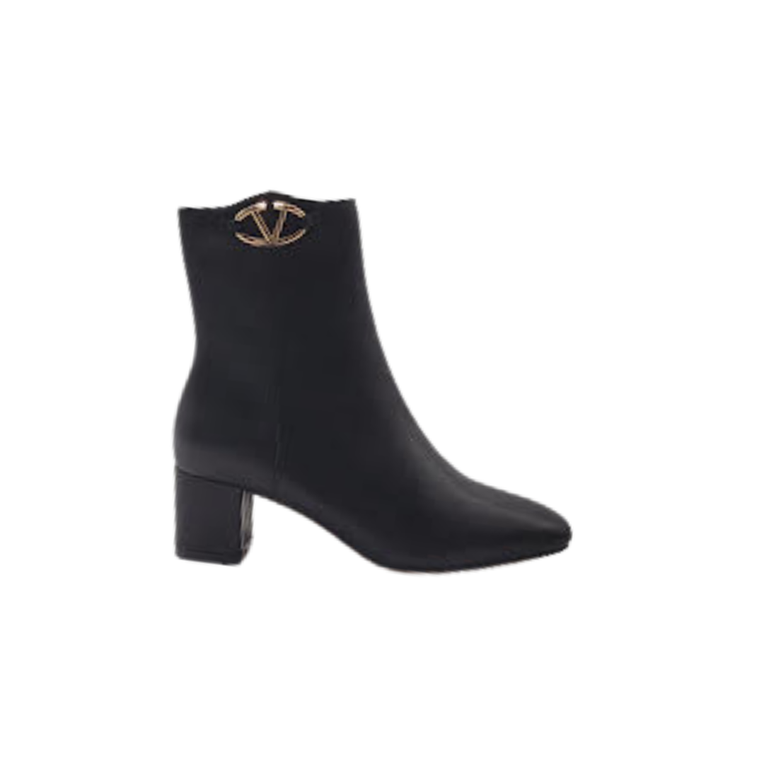 Viviamos Branson Ladies Black Leather Bootie