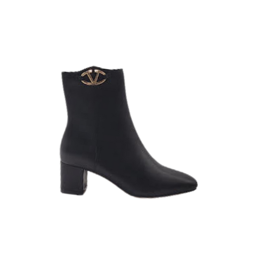 Viviamos Branson Ladies Black Leather Bootie