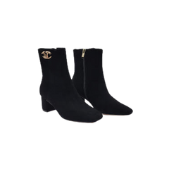 Viviamos Branson Ladies Black Suede Bootie