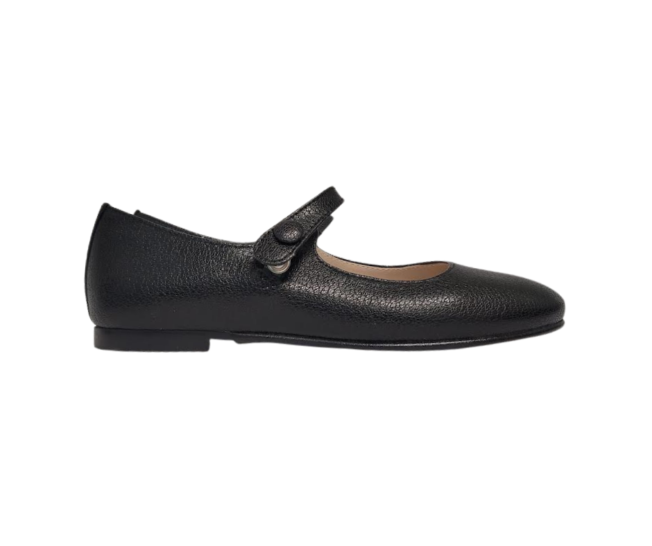 Beberlis Valeria Black Grain Classy Mary Jane