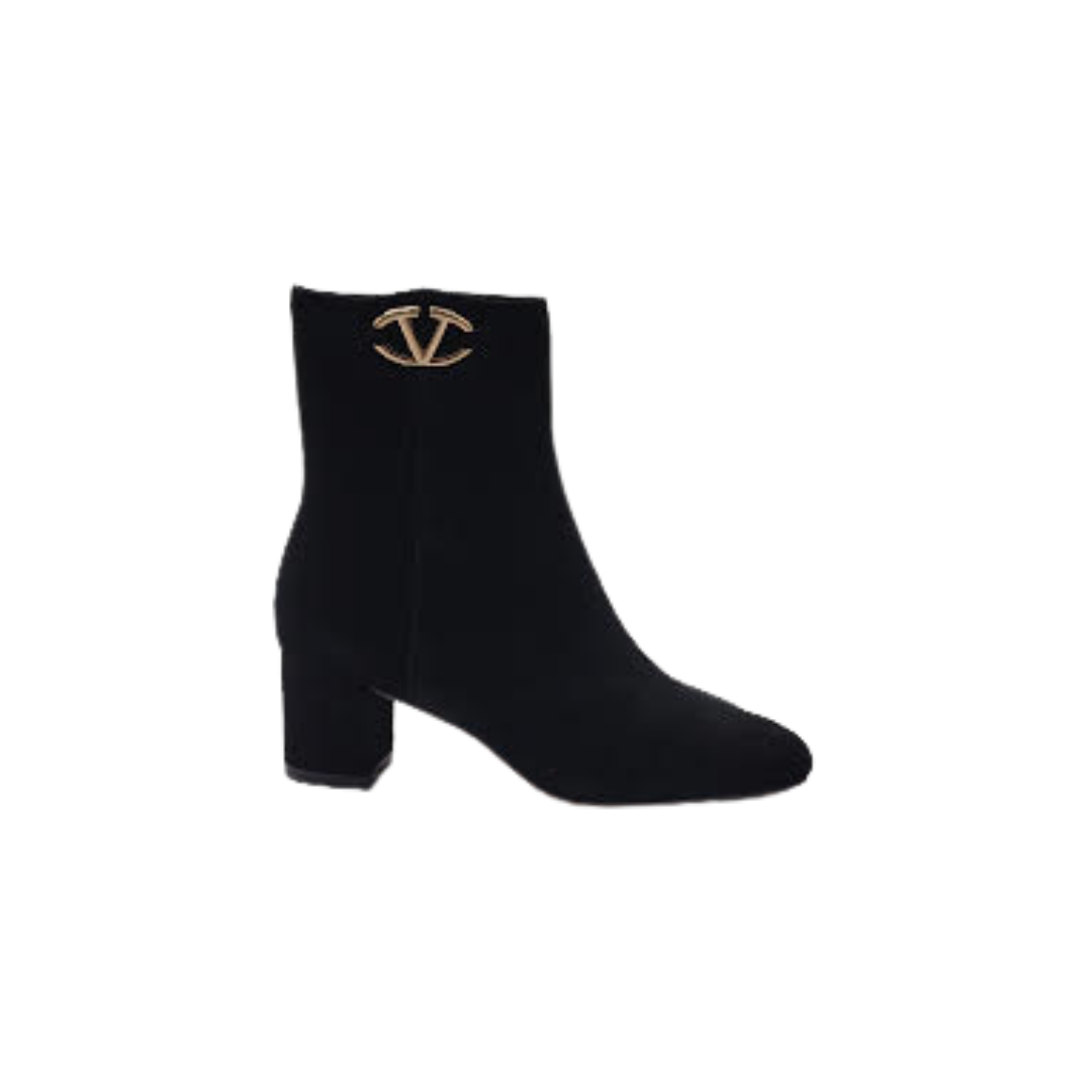 Viviamos Branson Ladies Black Suede Bootie