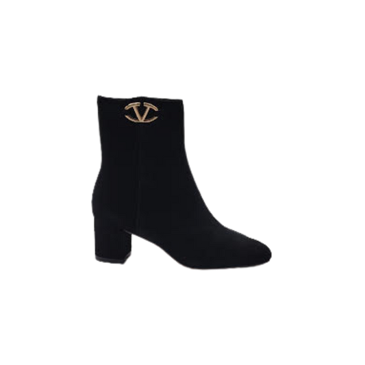 Viviamos Branson Ladies Black Suede Bootie