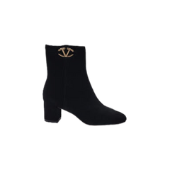 Viviamos Branson Ladies Black Suede Bootie
