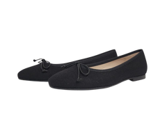 Beberlis 25507 Children's Black flannel Ballet Flat
