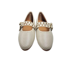 Ralph Migel Raden Ladies Beige Perforated Mary Jane