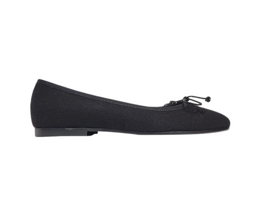 Beberlis 25507 Children's Black flannel Ballet Flat