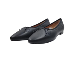 Ralph Migel Chava Ladies Black Leather Flats