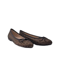 Beberlis 24648 Black/Beige Children's Ballet Flat