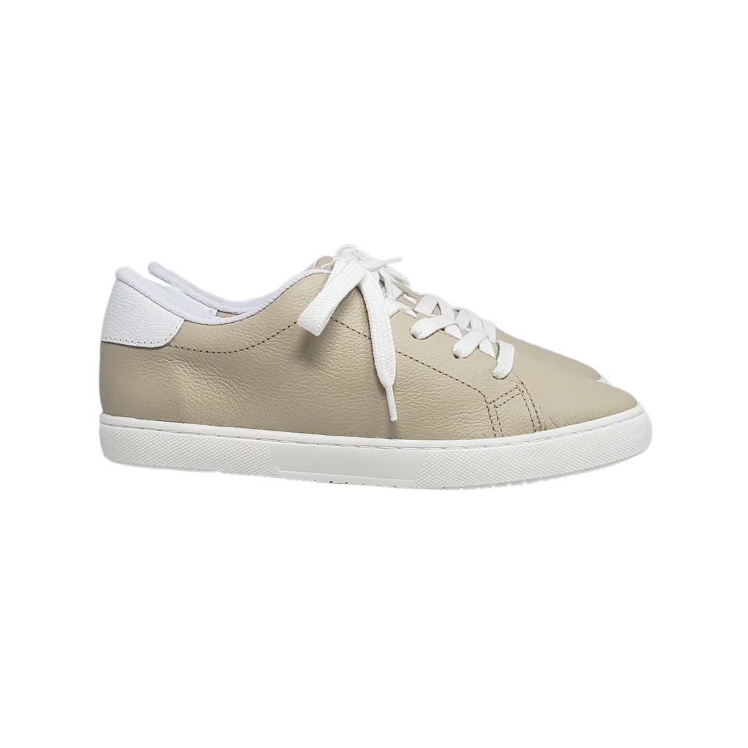 Chelsea Crew U-Turn Bone leather sneaker