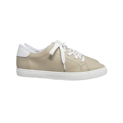 Chelsea Crew U-Turn Bone leather sneaker