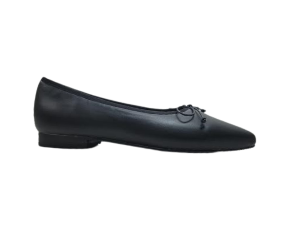Ralph Migel Chava Ladies Black Leather Flats