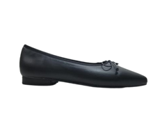 Ralph Migel Chava Ladies Black Leather Flats