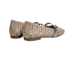 Luccini J260 Children's Nude perforated Mary Jane