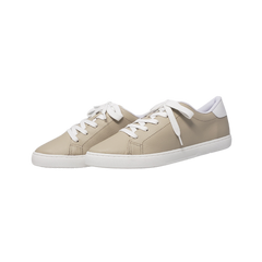 Chelsea Crew U-Turn Bone leather sneaker