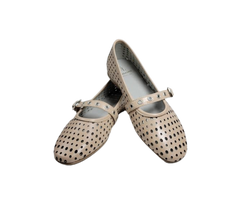 Luccini J260 Children's Nude perforated Mary Jane