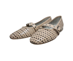 Luccini J260 Children's Nude perforated Mary Jane