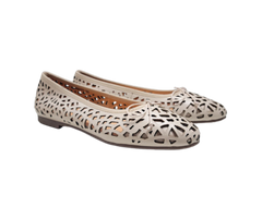 Ralph Migel Windy Ladies Pink Perforated Ballet Flat
