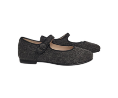 Beberlis 25573 Children's Grey Flannel Mary Jane