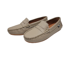 Ralph Migel Cosima Children's Taupe Leather Penny Loafer