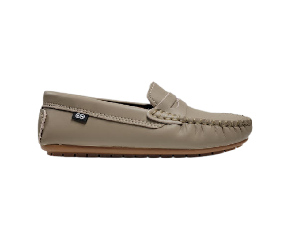 Ralph Migel Cosima Children's Taupe Leather Penny Loafer