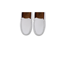 ATLANTA MOCASSIN WHITE LE. LOAFER