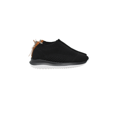 RALPH MIGEL BLACK AND TAN SOCK SNEAKER