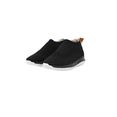 RALPH MIGEL BLACK AND TAN SOCK SNEAKER