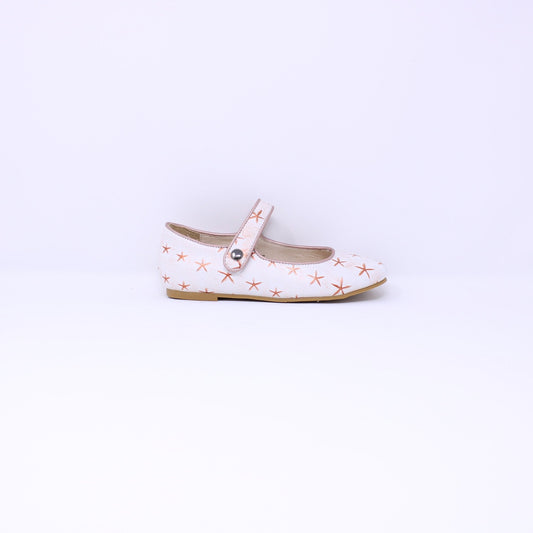 Boutaccelli Gale Girls White Rose Star Kids Mary Jane Shoes - Frankel's Designer Shoes