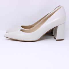 Marc Fisher Claire Ivory Leather - Frankel's Designer Shoes