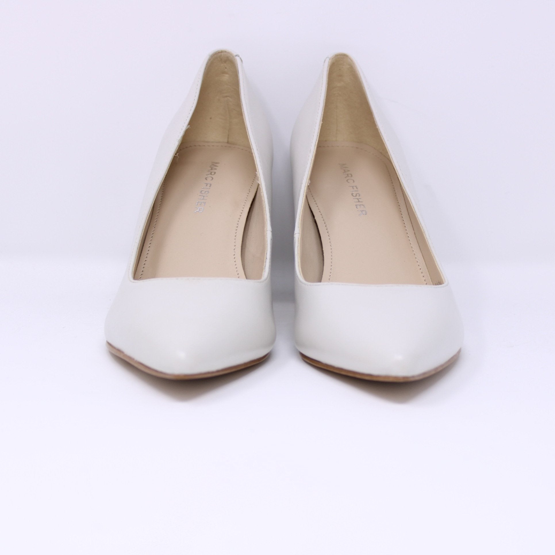 Marc Fisher Claire Ivory Leather - Frankel's Designer Shoes