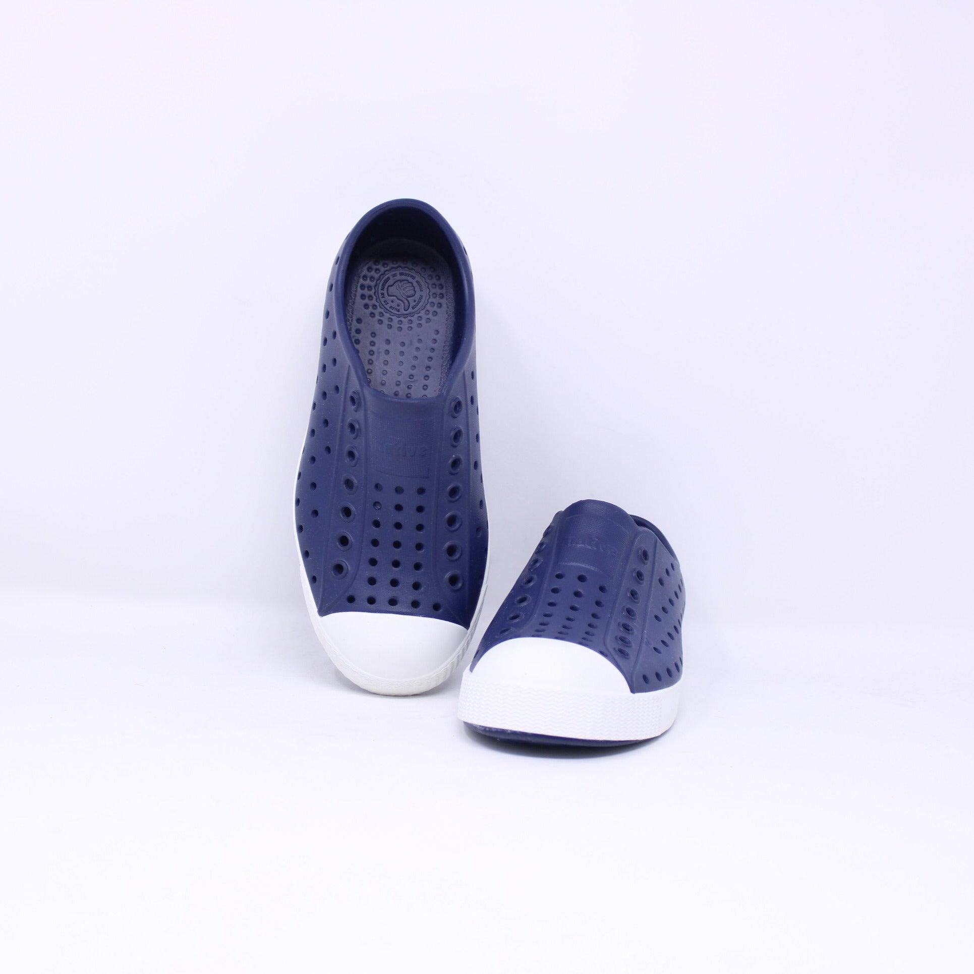 Native Jefferson Unisex Navy Kids Shoes - Frankel's Designer Shoes