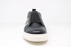 Blublonc Girls 5.A Leather Slip-On Sneaker