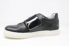 Blublonc Girls A5011 Leather/Patent Leather Sneaker