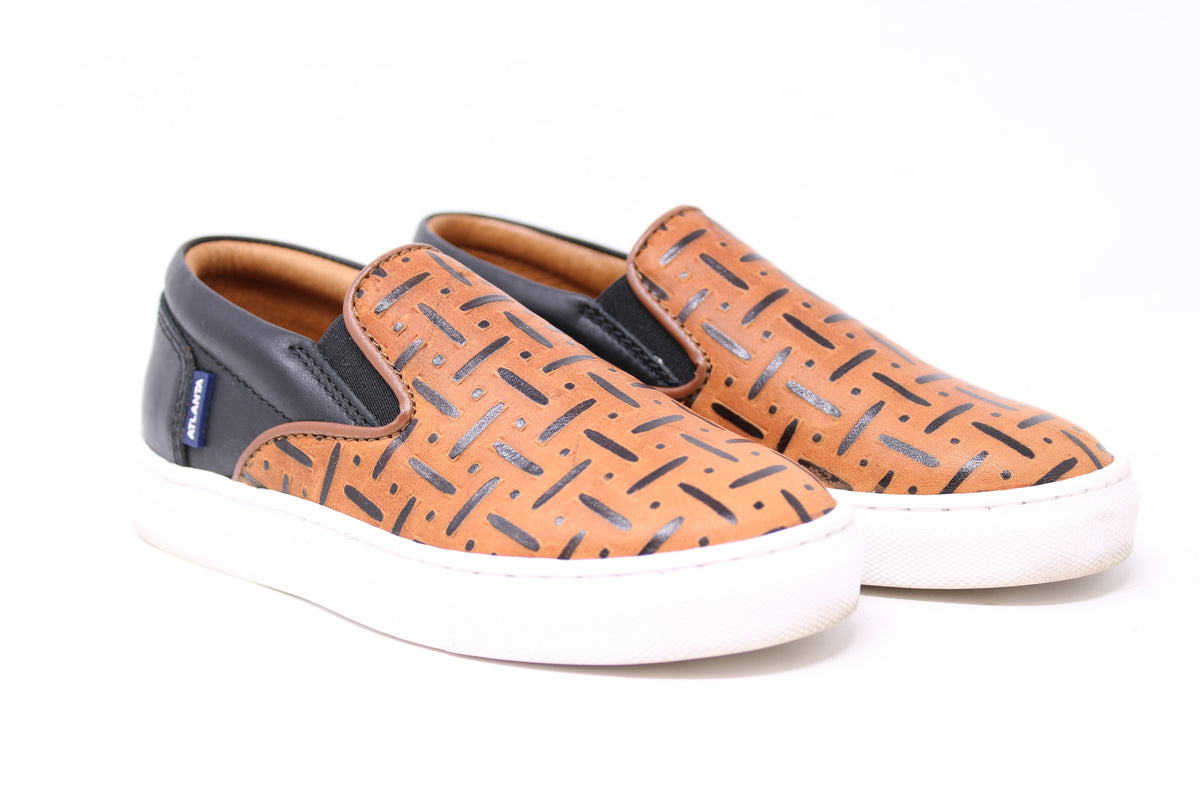 Atlanta Kids 608 Leather Slip-on Sneaker - Frankel's Designer Shoes