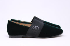 Ralph Migel Ladies Velvet Shoe with Elastic - Frankel's Designer Shoes