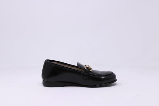 HOO Boys Charlie Chain Leather Dress  Loafer - Frankel's Designer Shoes