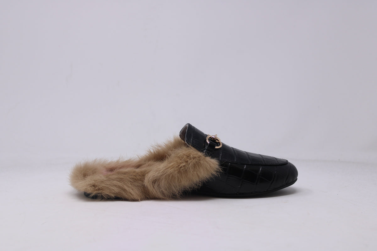 Esporre Ladies Pelz Elegant Fur Slides