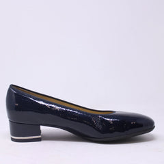 Ara Ladies 11838 Patent Leather Heel With Stripe