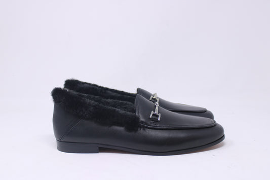 Sam Edelman Ladies Lorraine Leather Loafer With Fur