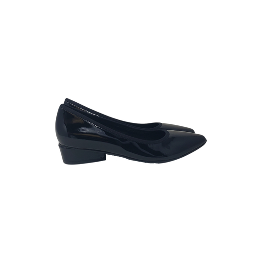 Vaneli Frenzy Ladies Black Patent Low Heel