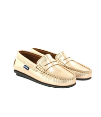 Atlanta Mocassin Gold Penny Loafer